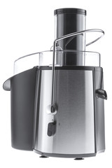 Electric juice extractor isolated on the white background, cut out.