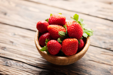 Sweet fresh strawberry