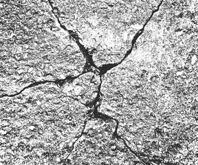Distress old cracked concrete wall texture.