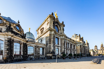 Germany, Dresden, academy of fine arts at Bruehl's Terrace