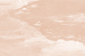 Orange watercolor texture with abstract washes and brush strokes on the white paper background.