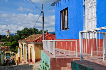 Stadtansicht, Straßenszene, Trinidad, Kuba