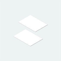 Modern Template Business Card Illustration