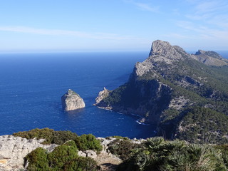 Fototapeta na wymiar Blick in den Norden von Mallorca