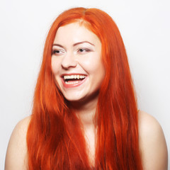 Fototapeta premium beautiful redhair woman
