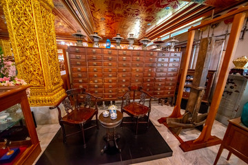 Wat Paknam Bhasicharoen Temple in Bangkok, Thailand