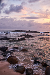 Stunning views of the Indian ocean at sunset.  