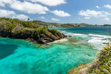 Saint Vincent and the Grenadines,   view from fort Fort Duvernette