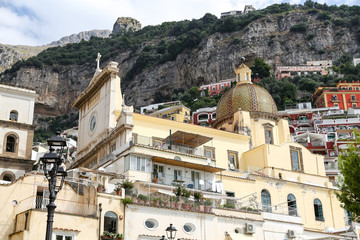 Fototapeta na wymiar Church of Santa Maria Assunta in Positano, Naples, Italy