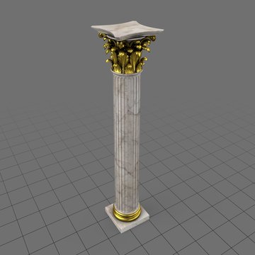 Ornate Corinthian column