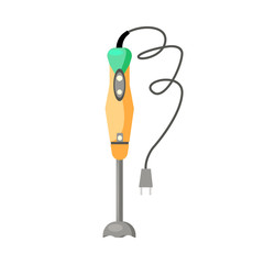 Stick blender illustration