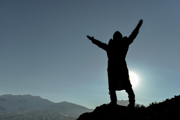 an unknown, mysterious and unusual person