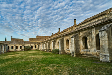 Fototapeta na wymiar Inside of Saint-André de Villeneuve-lès-Avignon Abbey, France