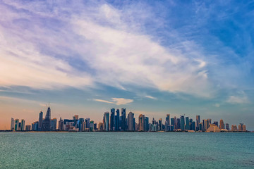 Doha citi view. Qatar.