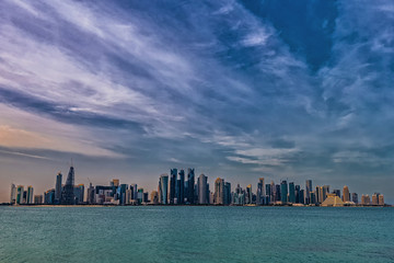 Obraz premium Doha citi view. Qatar.