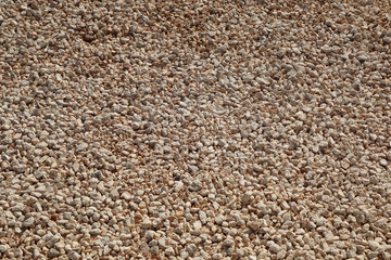 Small gravel of different colors background