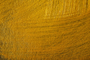 dark canvas drawn of different golden brushstrokes
