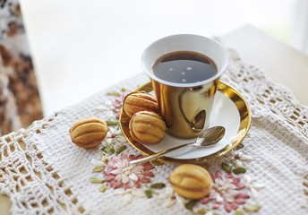 Traditional russian festive cookies 