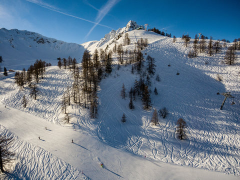 Skiing in Liechtenstein Central Alps