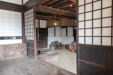 Old private house transferred to Urban Agricultural Park in Adachi city and preserved, Tokyo, Japan