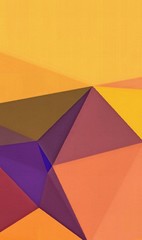 Abstract polygonal background. Triangles texture. Geometric modern art. Futuristic simple painting on canvas. Pattern for design. Backdrop template. Low poly concept artwork. Decorative elements.