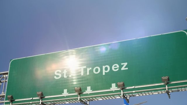 Airplane Landing St. Tropez