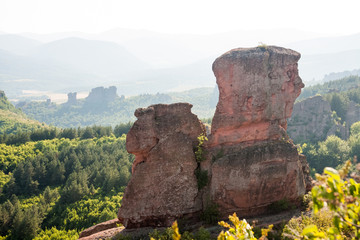 Belogradchik cliff rocks and ancient Kaleto fortress, Bulgaria