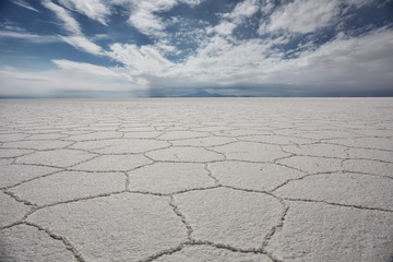 Fototapeta na wymiar Salt Lake, Salar de Uyuni, Bolivia