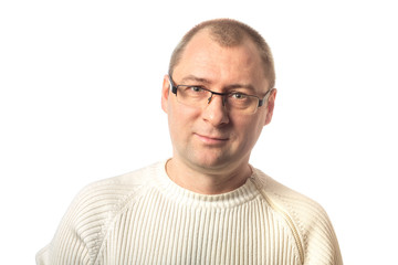 Obraz premium man in eyeglasses