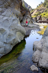 Wanderung durch den Barranco de Las Angustias