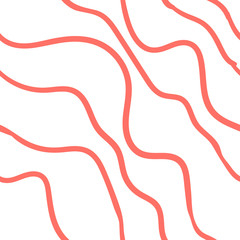 Abstract diagonal linear geometric seamless pattern. Doodle background. Vector illustration.