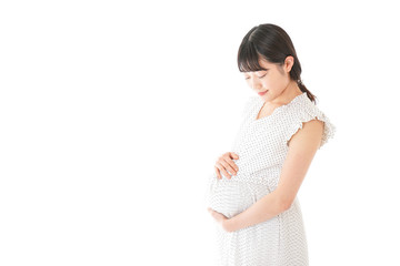 妊娠した若い女性