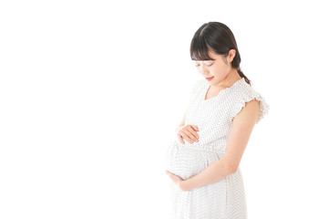 妊娠した若い女性