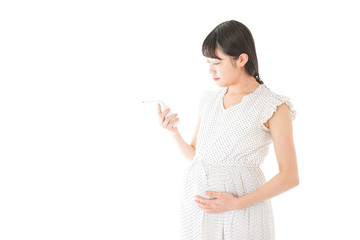 妊娠した若い女性