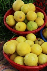 Fresh lemon for cooking at street food