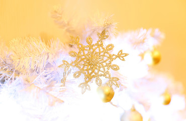 Obraz na płótnie Canvas 【クリスマスイメージ】雪の結晶　飾り