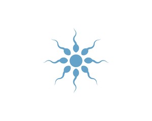 Sperm logo vector