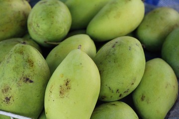 Mango fruit is delicious at street food