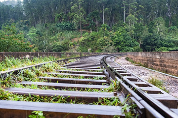 Famous Demodara Nine Arch Bridge. Ella, Sri Lanka.