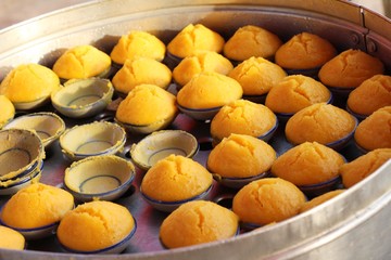 Toddy Palm Cake (Kanom Tarn) , Thai dessert