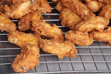 Fried chicken is delicious in street food