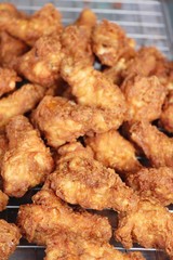 Fried chicken is delicious in street food