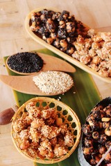 Chispy sugar peanut with sesame seed delicious