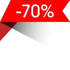 Corner Ribbon Banner Vector, Illustration