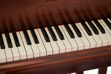 Pipe organ keyboard