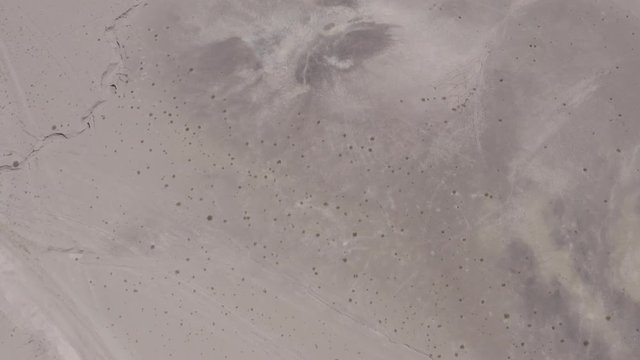 Aerial, Moon Landscapes At Paso Sico, Chile - native 10 Bit (HLG)