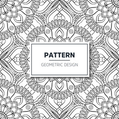 Seamless ethnic and tribal pattern