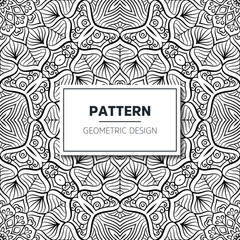 Seamless ethnic and tribal pattern