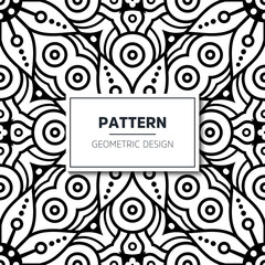Seamless ethnic and tribal pattern