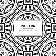 Fototapeta premium Seamless ethnic and tribal pattern